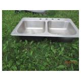 Standard size dual basin stainless ...