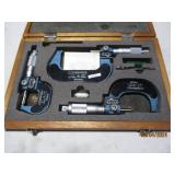 Combimice Mitutoyo 3pc 0-1", 1-2" &...