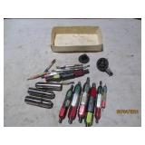Variety of machinist thread gages...