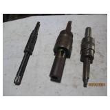 Radial drill tap heads and burnishi...