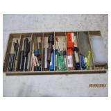 Assortment of machinist end mill fl...