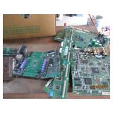 Two box lot of misc motherboards an...