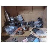 Lot of misc castor wheels, door sto...