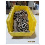 Part organizer bin containing a var...