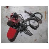 1000lb Power Vane chain hoist with ...