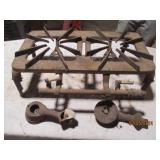 Vintage Metal portable gas double b...