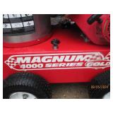 Magnum Gold 4000 Series Easy-Kleen diesel powered 15hp Industrial grade pressure washer on wheels with approximately 6-8 hours of use
