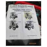 Magnum Gold 4000 Series Easy-Kleen diesel powered 15hp Industrial grade pressure washer on wheels with approximately 6-8 hours of use