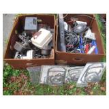 (2) box lot of assorted lawn mower ...