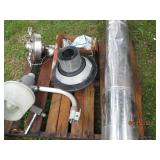 Insulated vent pipe with exhaust to...