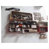 Collection of metal machinist pins ...