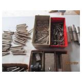 Collection of metal machinist pins ...