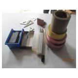 Diamond grit tape, whetstone and ot...