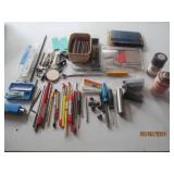 Tap threads, die plates,end mill fl...