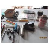 Tap threads, die plates,end mill fl...