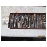 Compartmentalized tray of machinist...