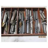 Compartmentalized tray of machinist...