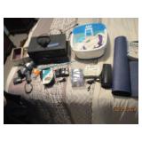 Random lot of VHS players, spotligh...