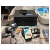 Random lot of VHS players, spotligh...