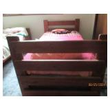 Twin size bunkbed set with standard...