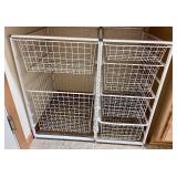 2 Schulte Wire Storage Drawer Units
