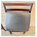 Set of 6 Folding Wood Folding Chairs