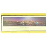1997 Saint Paul, Minnesota Skyline Panorama Framed