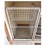 2 Schulte Wire Storage Drawer Units
