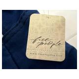 Free People Canvas Sling Bag - Icelandis Blue