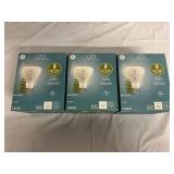 3 GE LED Soft White Light Bulbs