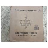 5 Bulb 100W Darby Chandelier