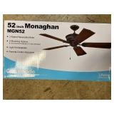 52in Monaghan 3-Speed Ceiling Fan