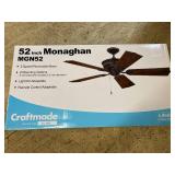 52in Monaghan 3-Speed Ceiling Fan
