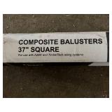 2 x 12ct Boxes of TImberTech Composite 37" Square Balusters