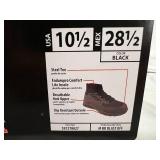 Brahma Black Steel Toe Boots - Size 10.5