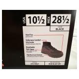 Brahma Black Steel Toe Boots - Size 10.5