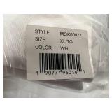 5 White Clique Polo Shirts - Size XL