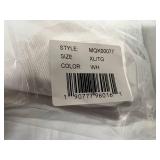 5 White Clique Polo Shirts - Size XL