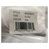 5 White Clique Polo Shirts - Size XL