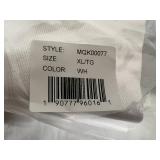 5 White Clique Polo Shirts - Size XL