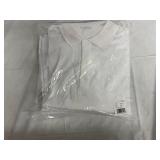 5 White Clique Polo Shirts - Size XL