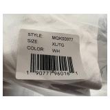 5 White Clique Polo Shirts - Size XL