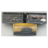 Misc. Military Vehicles (Most NIB) 2= Crack Or Cut In Plastic Cases Present 1 = Loose Piece