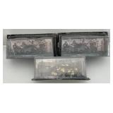 Misc. Military Vehicles (Most NIB) All Have Crack Or Cut In Plastic Cases Present