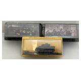 Misc. Military Vehicles (Most NIB) 2= Crack Or Cut In Plastic Cases Present 1 = Loose Piece