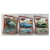 Oak Sliding Acrylic Front Light Up CARS Display Case With Misc. Die-Cast Cars 16" L x 33"H x 5 3/4" W
