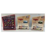 Oak Sliding Acrylic Front Light Up CARS Display Case With Misc. Die-Cast Cars 16" L x 33"H x 5 3/4" W