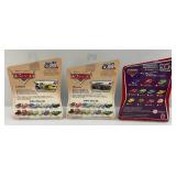 Oak Sliding Acrylic Front Light Up CARS Display Case With Misc. Die-Cast Cars 16" L x 33"H x 5 3/4" W