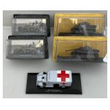 Misc. Military Vehicles (Most NIB) Loose Pieces Present