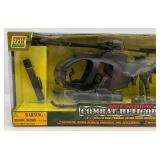 Vintage Power Team Elite 1:18th Scale World Peacekeepers Combat Helicopter (NIB)